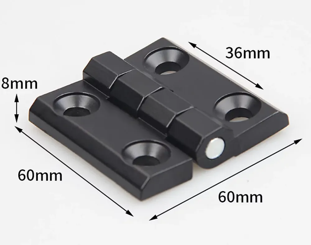 Deko Paumelle De Porte, Meuble Et Fenêtre-4 trous de charnières pliantes plates, charnières externes en acier inoxydable, charnières de porte robustes