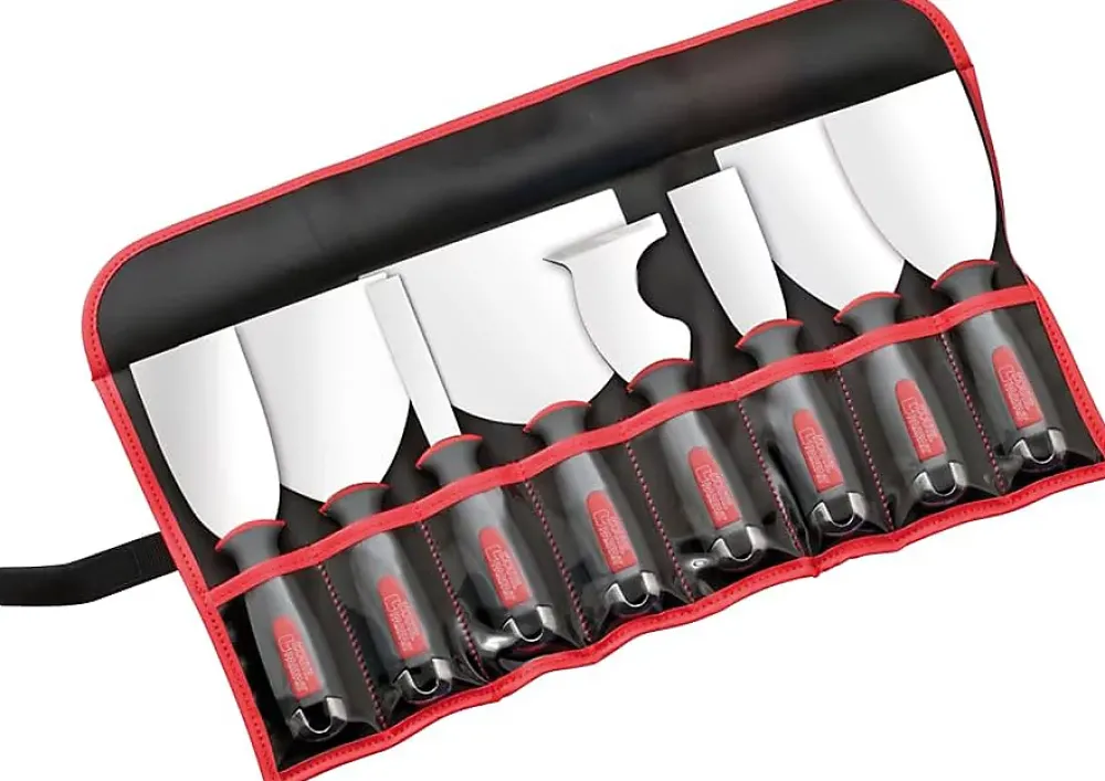L'Outil Parfait TROUSSE 8 COUTEAUX ALU CHOC OUTIL PARFAIT