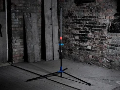 Trépied Erbauer Lewo-tripod réglable noir et bleu