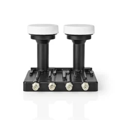 Nedis Tête Parabole Universelle Monobloc Quadruple 6,0 Facteur de Bruit : 0,2 - 0,