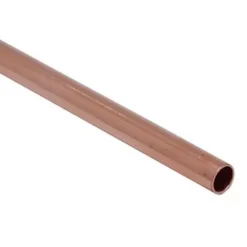 Tube cuivre Ø 8 mm 2 m avec gaine d'encastrement