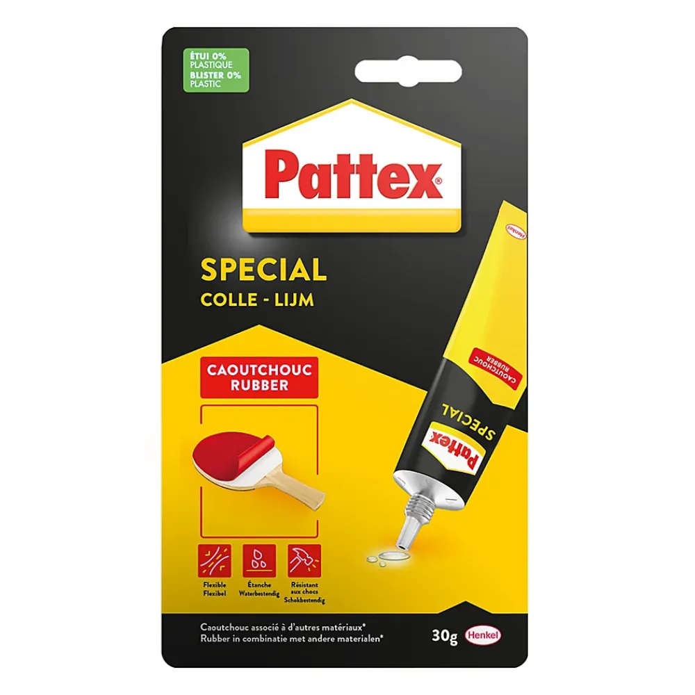 Pattex Colle Pour Cuir, Textile, Caoutchouc Et Plastique-Tube de colle pour caoutchouc, 30 ml