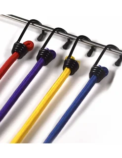 Thirard Tube de 12 tendeurs en caoutchouc à crochets, longueurs variées -