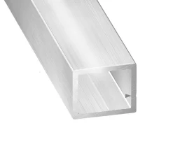 CQFD Profilé-Tube rectangulaire aluminium argent 4 cm