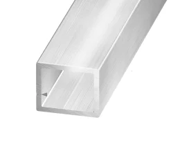 CQFD Profilé-Tube rectangulaire aluminium argent 4 cm