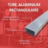 Comment Fer Profilé-Tube rectangulaire alu 30x20 ep 2 mm, 3 metres -