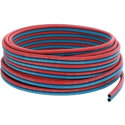 Huggy Tuyaux Tuyau de soudure oxygène/acétylène 6.3 mm - Longueur 20 mètres -