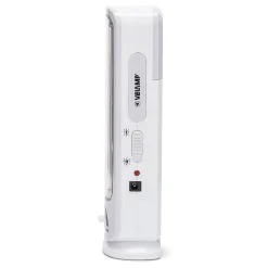 Velamp Lampe Torche-TWIX: Lampe portative rechargeable anti-coupures d'électricité, 2 tubes LED 300lm 23cm