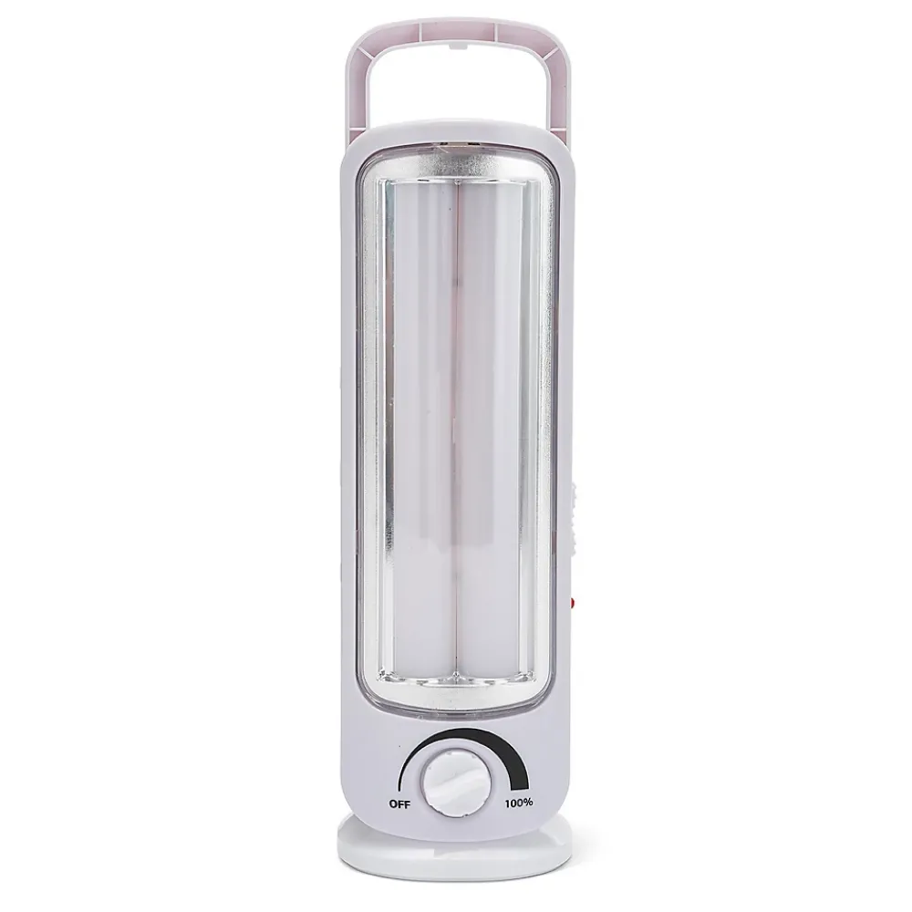 Velamp Lampe Torche-TWIX: Lampe portative rechargeable anti-coupures d'électricité, 2 tubes LED 300lm 23cm