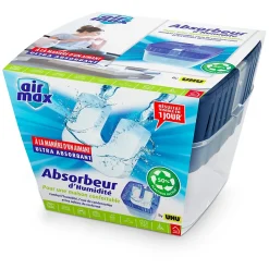 UHU Absorbeur D'Humidité-Air max magnet - Absorbeur d'humidité très rapide et efficace, 1 recharge incluse