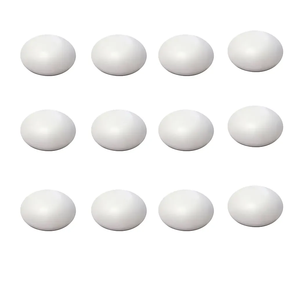Nesu 12 Un. Butée de porte en caoutchouc adhésif pour parquet et mur, blanc - Diamètre 60MM