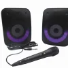 Lexibook Enceinte, Écouteur Et Casque-Une paire d'Enceintes Stereo Puissantes Bluetooth iParty
