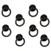 Nesu 8 Un. poignées de meuble anneau noir rouille tiroir classique - diamètre 32MM
