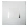 Diall Interrupteur En Saillie-Va-et-vient blanc Dune 10A - 2300W