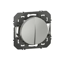 Legrand Va-et-vient et Poussoir Dooxie aluminium