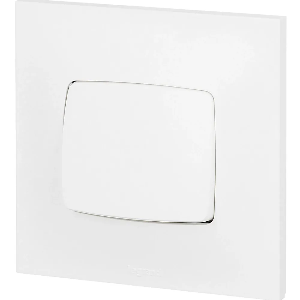 Legrand Interrupteur Encastrable-Va-et-vient Neptune blanc brillant