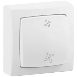 Legrand Va-et-vient pour commande VMC complet blanc