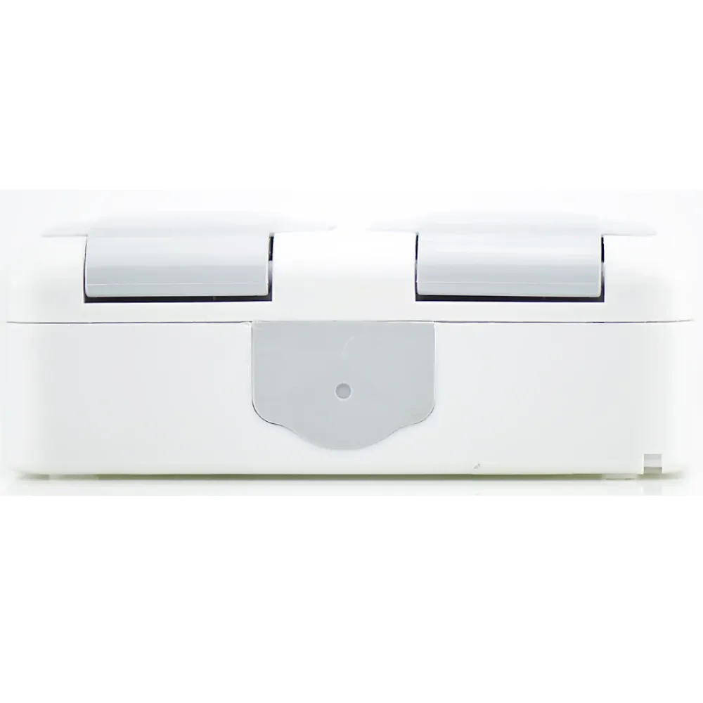 Viko By Panasonic Interrupteur Étanche-Va et vient + Prise 2P+T étanche IP54- - Gris - NF