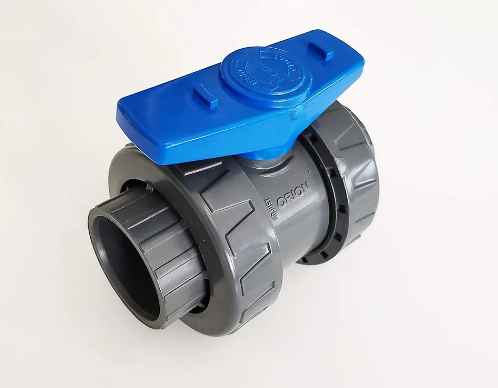 Fitt Vanne D'Arrêt-Vanne Interplast 50mm à coller double union démontable 5cm 50 mm PN16 PVC Pression Piscine