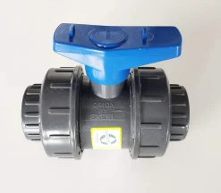Fitt Vanne D'Arrêt-Vanne Interplast 32mm à coller double union démontable 3,2cm 32 mm PN16 PVC PRESSION Piscine