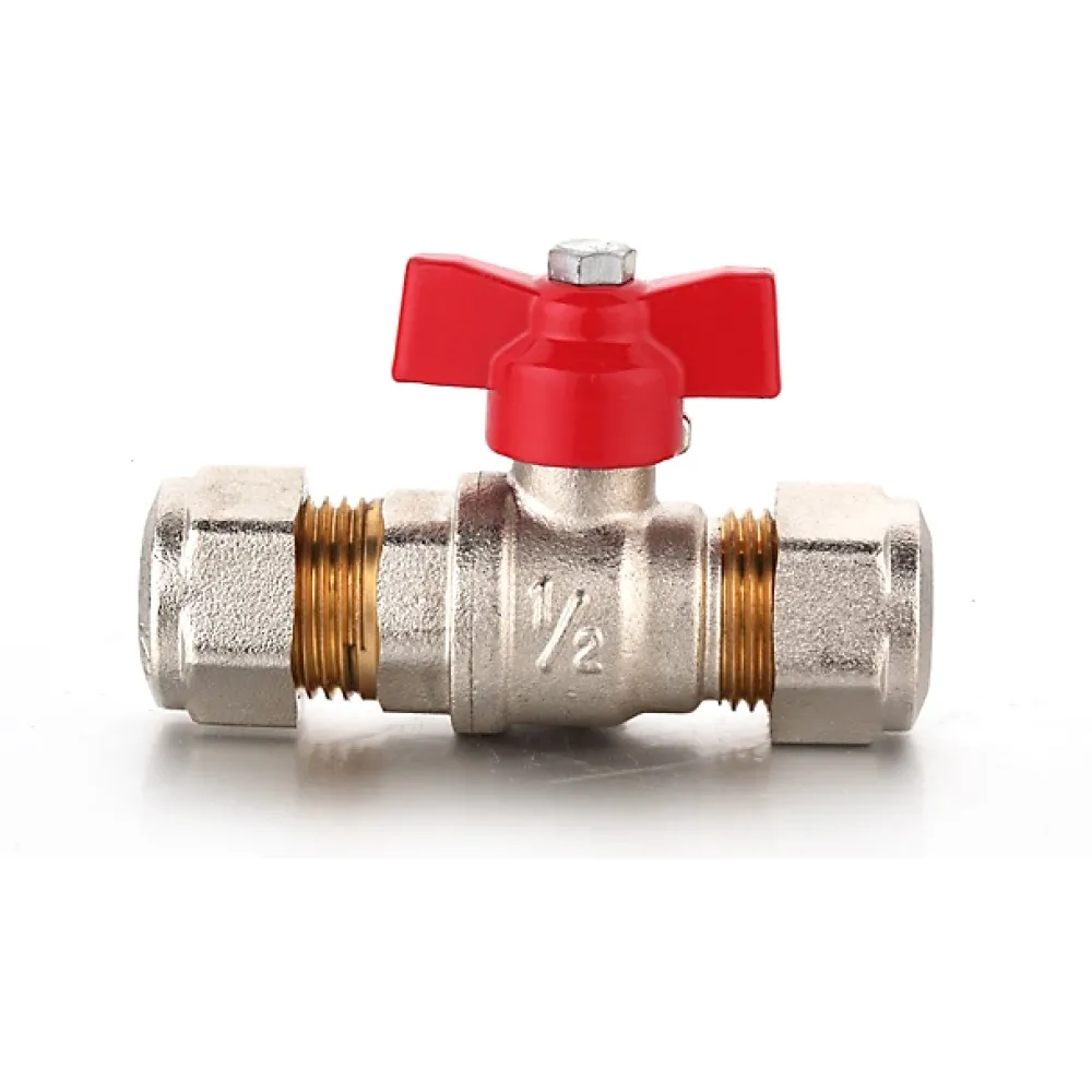 Diall Vanne D'Arrêt-Vanne à sphère raccords bicônes ø14 mm