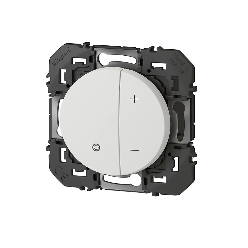 Legrand Interrupteur Encastrable-Variateur Dooxie blanc l. 80 mm