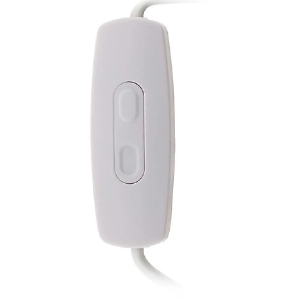 Interrupteur Et Variateur De Lampe-Variateur pour LED de 1 à 50 W précablé avec fiche 6A coloris blanc