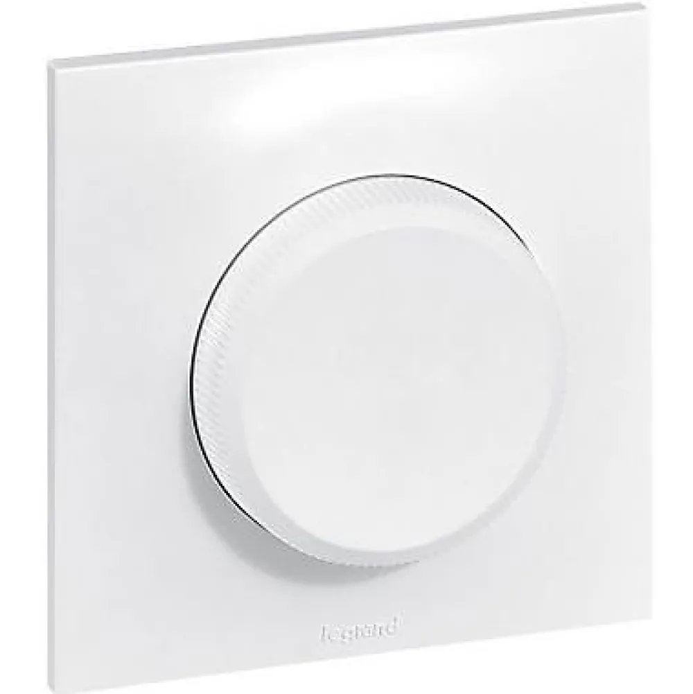 Legrand Variateur rotatif Neptune plastique brillant blanc