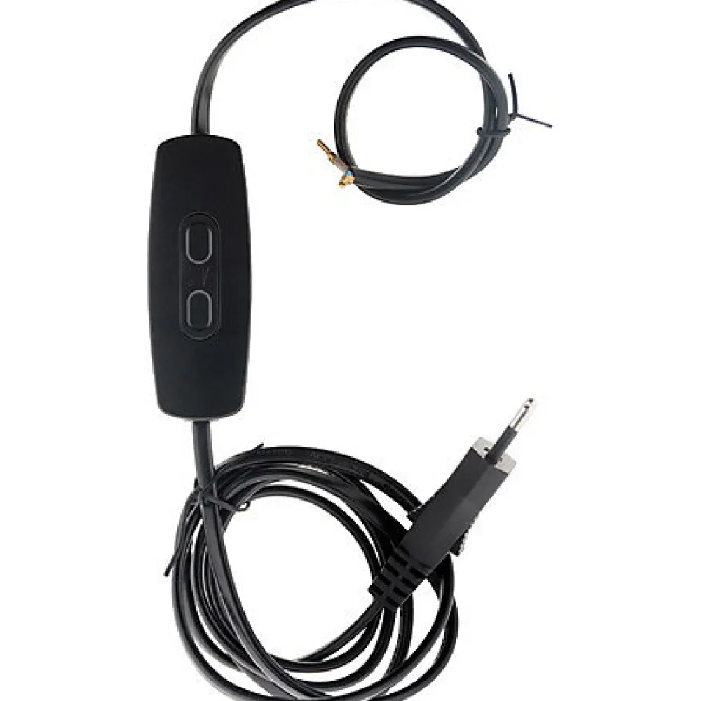 Variateur universel pré-câbléplastique noir brillant
