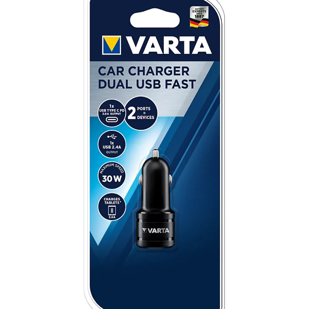 Varta - Car Charger Dual Usb Fast