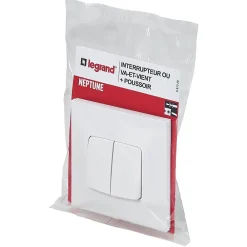 Legrand Va&vient + poussoir Neptune 10A