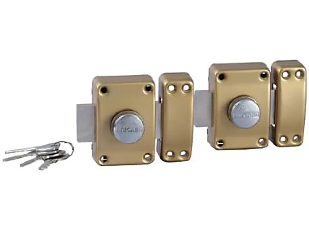 Bricard Verrou Alpha 1952 bouton 45mm (x2) même clé