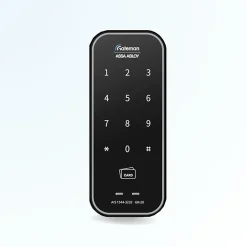 Assa Abloy Serrure Connectée-Verrou à badge et code gateman gr20 - gris