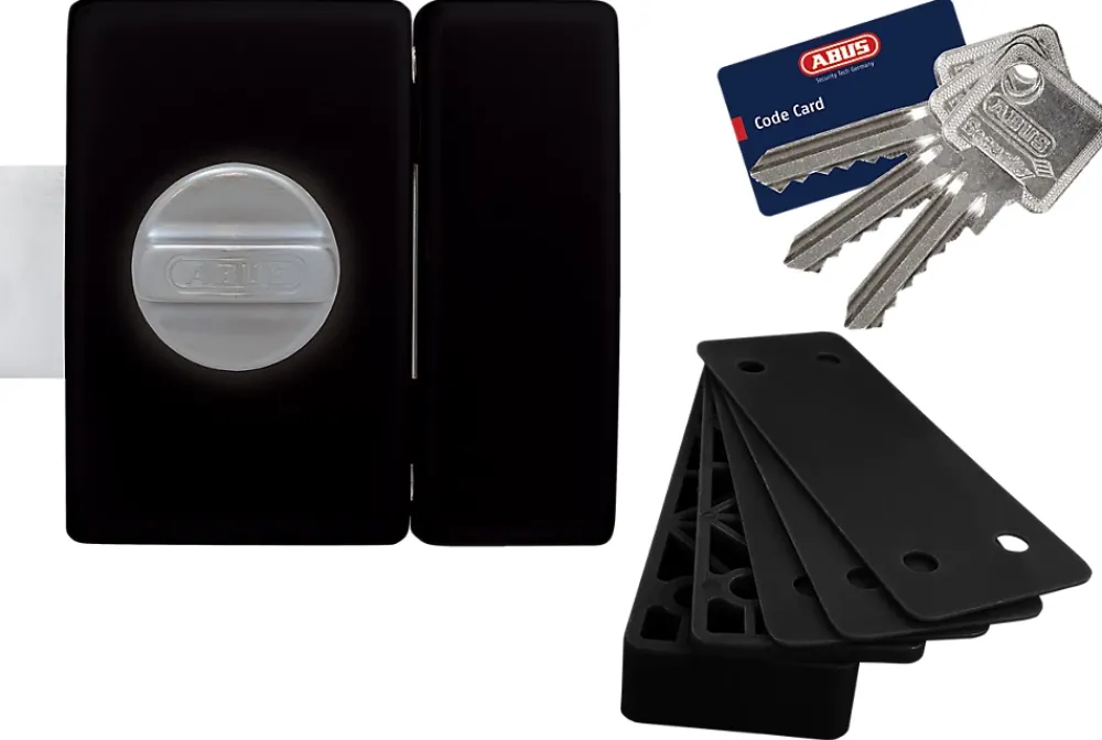 Abus Verrou à bouton 45 mm Ø23 mm + Gâche