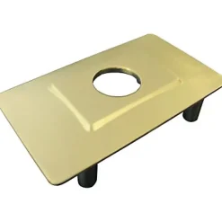 Abus Verrou à bouton clés protégées + plaque ø 23 mm / 45 mm