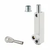 Thirard Verrou à clé pour fenêtre et porte, blanc, 1 clé -