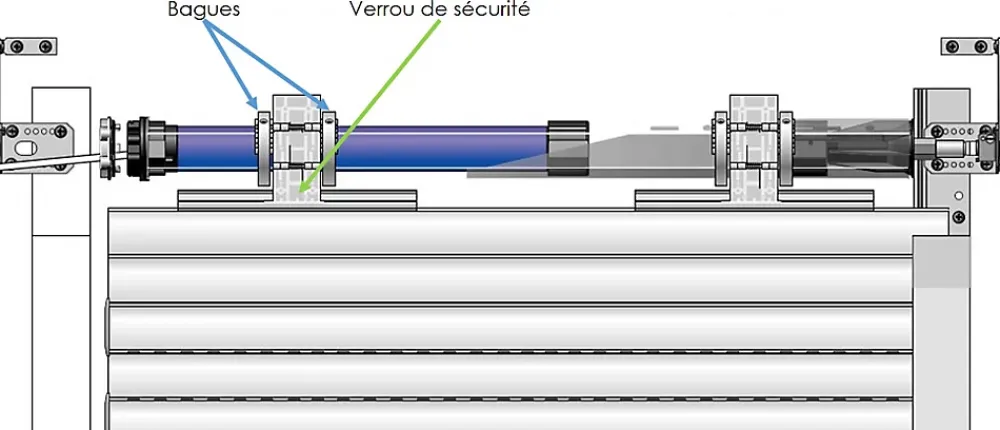 Zurfluh-Feller VERROU DE SECURITE A 4 MAILLONS (LAME 14)