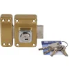 Bricard Verrou De Porte-Verrou double entrée ø26 mm L. 45mm