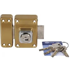 Bricard Verrou De Porte-Verrou double entrée ø26 mm L. 45mm