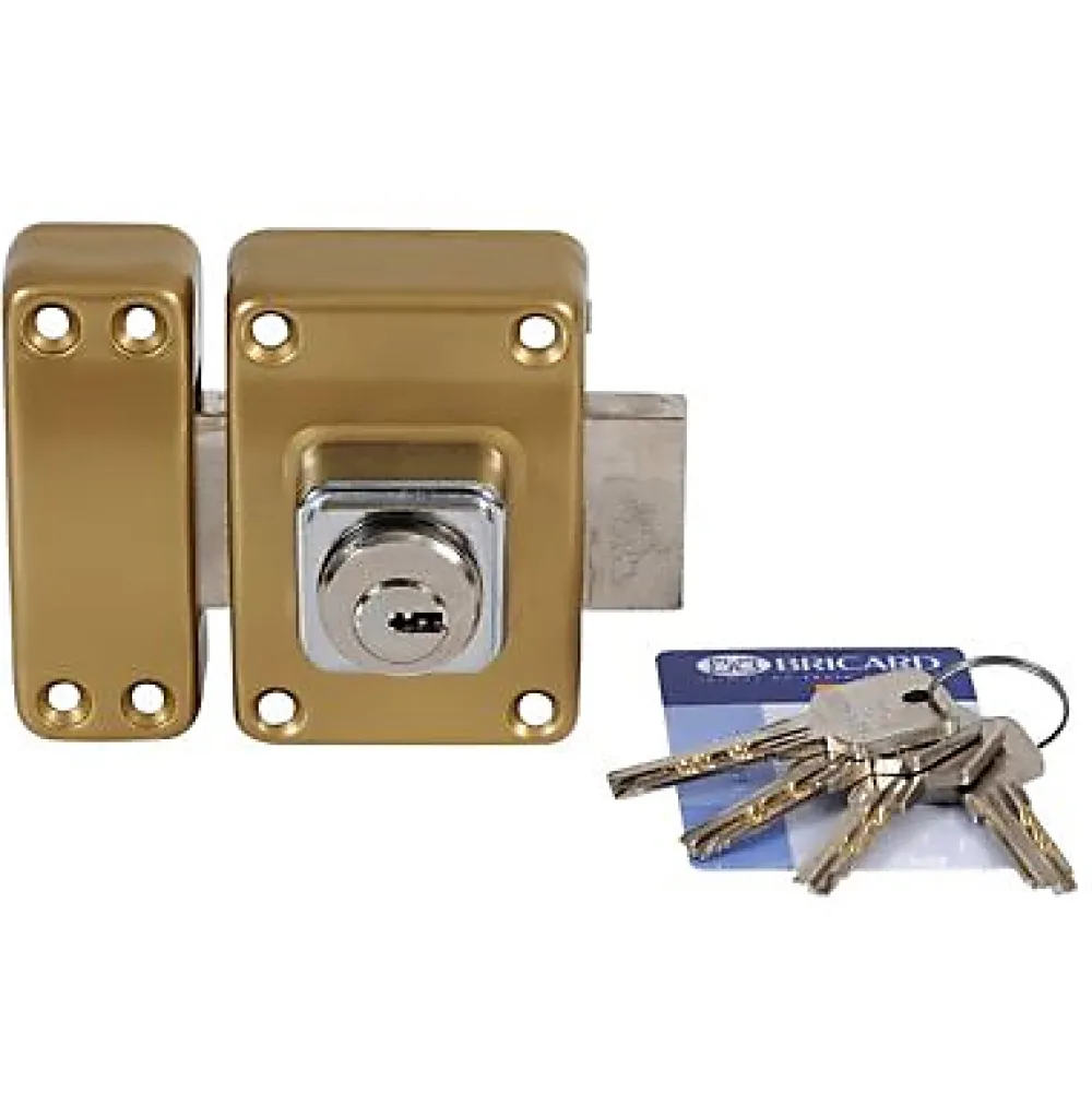 Bricard Verrou De Porte-Verrou double entrée ø26 mm L. 45mm