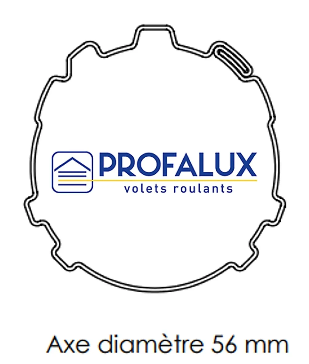 Profalux VERROU 3 ELEMENTS POUR AXE DE 56 + VIS
