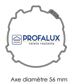 Profalux VERROU 4 ELEMENTS POUR AXE DE 56 + VIS