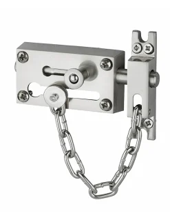 SP Entrebâilleur De Porte-Verrou entrebâilleur à chaînette pour porte d'entrée, nickelé -