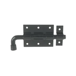 Afbat - Tb Industrie Sas Loquet, Targette Et Moraillon De Porte-Verrou pistolet + gâche Ø16 noir Afbat