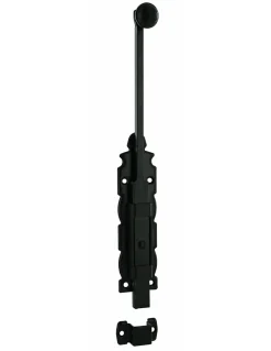 Thirard Verrou Et Loquet De Fenêtre-Verrou à plaquer coulissant pour porte intérieure, 305mm, noir -
