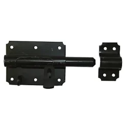 Afbat Loquet, Targette Et Moraillon De Porte-Verrou porte cadenas noir ø14 mm