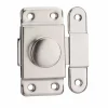 Thirard Verrou pour porte d'ameublement, 40mm, acier nickelé -
