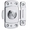 Thirard Serrure De Meuble|Serrure De Meuble-Verrou pour porte d'ameublement, 40mm, laiton chromé -