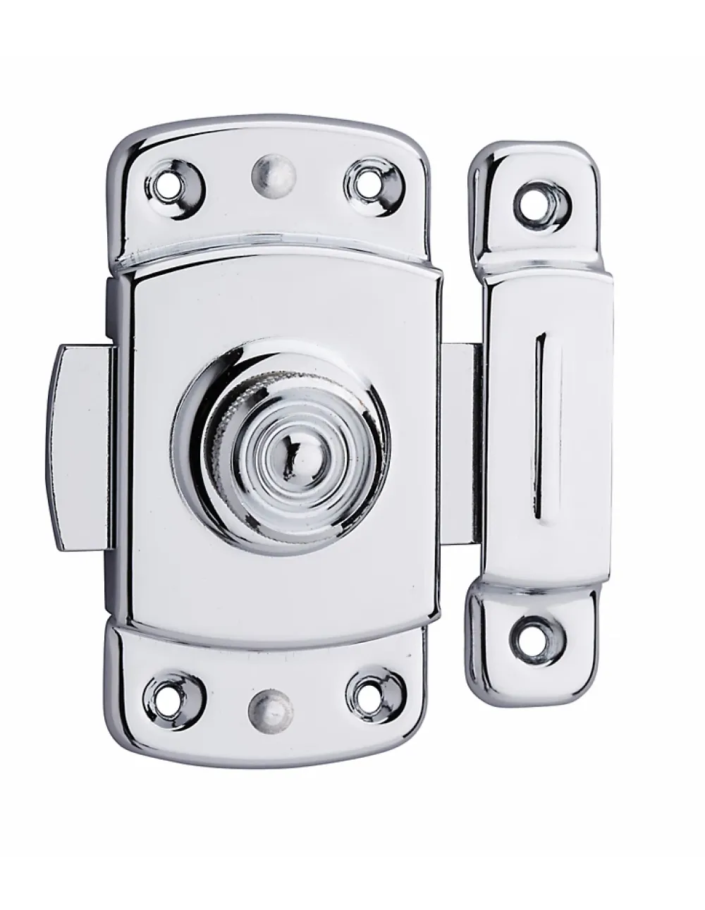 Thirard Serrure De Meuble|Serrure De Meuble-Verrou pour porte d'ameublement, 40mm, laiton chromé -