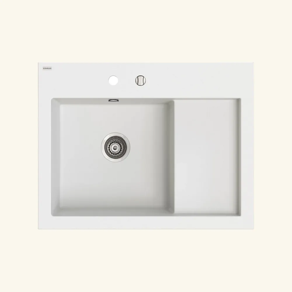 Cuisissimo Vidage automatique gain de place 1 bac CUIPD013 pour évier granit - Siphon gain de place